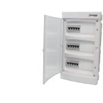 Tableau �lectrique pr� �quip� encastr� 3 rang�es � vis abb