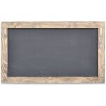 Tableau noir encadr� fait main scholis l100xh60cm bois massif clair