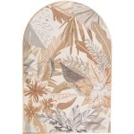 Tableau sur toile cadre bois naturel 80x120 cm arche de fleurs ext:80. 8x4x120. 8 cm