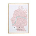 Tableau toile imprim�e 50x70 cm london