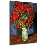 Feeby - tableau, vase aux coquelicots rouges - reproduction v. van gogh - 70x100 Feeby - tableau, vase aux coquelicots rouges - reproduction v. van gogh - 70x100