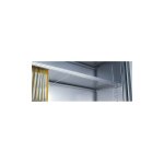 Tablette pour armoire  rideaux l 104 cm - aluminium - maxiburo