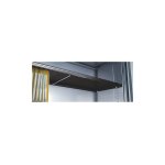 Tablette pour armoire  rideaux l 104 cm - noir - maxiburo