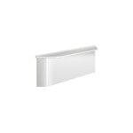 Delabie - tablette de douche murale cache fixation siege de douche : blanc mat avec plaque de fixation ...