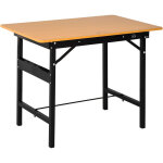 Tabli pliable dim. 100l x 60l x 75h cm - table de travail bricolage avec règle et rapporteur - porte ... Tabli pliable dim. 100l x 60l x 75h cm - table de travail bricolage avec règle et rapporteur - porte ...