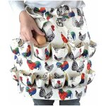 Tablier de collecte d'?ufs - 12 poches - impression de coq - pour poulailler - accessoires de maison ... Tablier de collecte d'?ufs - 12 poches - impression de coq - pour poulailler - accessoires de maison ...