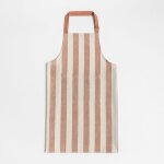 Tablier en coton efarin sklum nu brun p�le