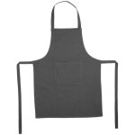 Tablier coton gris ardoise 60x80cm atmosphera cr�ateur d'int�rieur