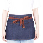 Tablier en denim taille neutre pour la maison et la cuisine, tablier en denim de chef serveur tablier ...