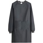 Tablier femme m�nage imp�rmeable blouse travail femme avec poches tablier � manches longues pour maison ...