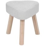 Tabouret thena blanc ivoire atmosphera crateur d'intrieur