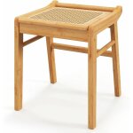 Tabouret en bambou, tabouret de chaussures, tabouret pouf compact moderne - relax4life
