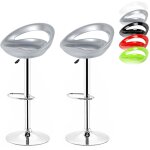 Tabouret de bar lot de 2, chaise de bar pivotants avec dossier, tabourets de bar réglable siège en plastique ... Tabouret de bar lot de 2, chaise de bar pivotants avec dossier, tabourets de bar réglable siège en plastique ...