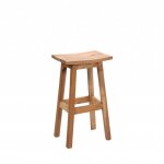 Drawer - tabouret de bar en acacia h66cm - bois - hanotilo