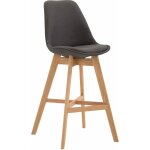 Décoshop26 - tabouret de bar chaise haute design scandinave moderne en tissu gris foncé tdb10378 Décoshop26 - tabouret de bar chaise haute design scandinave moderne en tissu gris foncé tdb10378