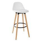 Atmosphera - tabouret bar dco style scandinave maxon blanc