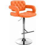 Clp - tabouret moderne avec des accoudoirs en acier et des dossiers de fond de diff�rentes couleurs colore ...