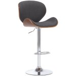 Vidaxl - tabouret de bar gris tissu