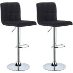 Woltu - tabouret de bar en lin, lot de 2, siège bien rembourré, tabouret de bar pivotant, ajustable en ... Woltu - tabouret de bar en lin, lot de 2, siège bien rembourré, tabouret de bar pivotant, ajustable en ...