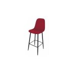 Urban living - tabouret de bar en velours vintage inoui