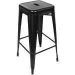 Haloyo - tabouret de bar mi - hauteur empilable, lot de 2 tabourets de bar, en acier, 764242cm Haloyo - tabouret de bar mi - hauteur empilable, lot de 2 tabourets de bar, en acier, 764242cm