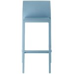 Tabouret de bar en plastique color� indoor / outdoor 75 cm - kate