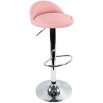 Tabouret de bar, réglable en hauteur & rotatif tabouret de travail en cuir synthétique rose - kktoner ... Tabouret de bar, réglable en hauteur & rotatif tabouret de travail en cuir synthétique rose - kktoner ...