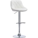 Woltu - tabouret de bar avec repose - pieds, hauteur rglable, tabouret en similicuir, sige bien rembourr, ...