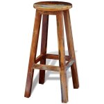 Maison chic - tabouret de bar style contemporain chaise de bar bois de rcupration massif 37321