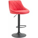 Tabouret de bar en synthétique rouge pivotant avec repose - pieds métal noir coutures décoratives tdb10586 ... Tabouret de bar en synthétique rouge pivotant avec repose - pieds métal noir coutures décoratives tdb10586 ...