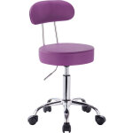 Woltu - tabouret de bureau, tabouret de travail  roulettes, chaise de bureau avec dossier, hauteur rglable, ...