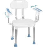 Tabouret de douche 70 - 90cm hauteur rglable chaise de douche tabouret de bain aide  la douche sige ...