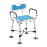 Einfeben - tabouret de douche tabouret de bain hauteur rglable aide  la douche - jusqu' 136kg supports ...