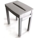 Kinedo - tabouret de douche blanc kinematic en plastique pvc pour receveur extra plat Kinedo - tabouret de douche blanc kinematic en plastique pvc pour receveur extra plat