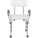 Einfeben - tabouret de douche chaise de douche tabouret de bain anti - drapant jusqu' 136kg avec accoudoir ...