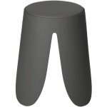Tabouret wenko comiso anthracite 44 cm plastique antidrapant tabouret de salle de bain design hocker ...