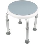 Tabouret de douche, ergonomique rglable en hauteur, pivotant  360, sige de douche antidrapant, sige ...