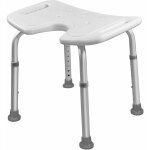 Uisebrt tabouret de douche - hauteur r�glable de 35 � 51 cm - pour les personnes �g�es et les femmes ...