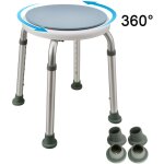 Chaise de douche pivotante 360 heilmetz tabouret de bain scuris rglable en hauteur pour seniors, ...