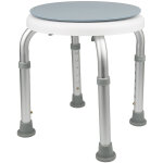 Tabouret de douche rond � hauteur r�glable, haloyo�, tabouret de douche, si�ge de baignoire, tabouret ...