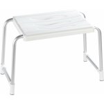 Wenko - tabouret de douche secura, tabouret, couleur blanc