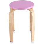 Tabouret empilable antidérapant en bois courbé, couleur bonbon, meubles de maison, décor de chambre d'enfants, ... Tabouret empilable antidérapant en bois courbé, couleur bonbon, meubles de maison, décor de chambre d'enfants, ...