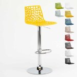 Tabouret grand soleil spider pour caf�s bars cuisines salles � manger - jaune
