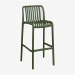 Sklum - tabouret de bar empilable en polypropyl�ne wendell vert pesto ?75 cm