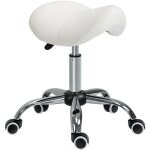 Tabouret de massage selle ergonomique pescara blanc