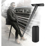 Tabouret pliant portable charge maximale 200 kg tabouret t�lescopique r�glable en hauteur pour activit�s ...