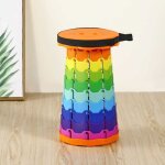 Tabouret pliant portable, tabouret t�lescopique, pour cuisine randonn�e de plein air p�che jardin voyages, ...