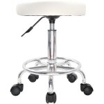 Tabouret r�glable en hauteur rotatif tabouret de bar tabouret de travail en cuir synth�tique tabouret ...