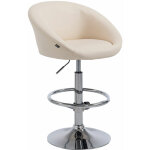 Clp - tabouret rembourr� en fauteuil en cuir �cologique avec dossier pivotant diff�rentes couleurs couleur ...