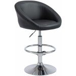 Clp - tabouret rembourr� en fauteuil en cuir �cologique avec dossier pivotant diff�rentes couleurs couleur ...